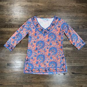 Gretchen Scott Batik Floral Tunic
